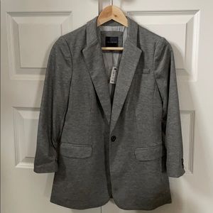Gray long Blazer 3/4 sleeve